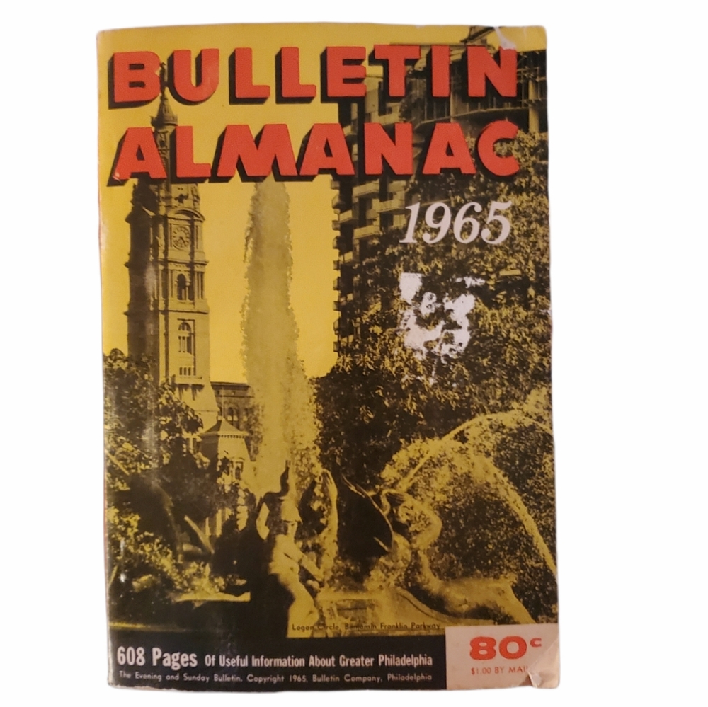 Bulletin Almanac 1965 Vintage Paperback Book